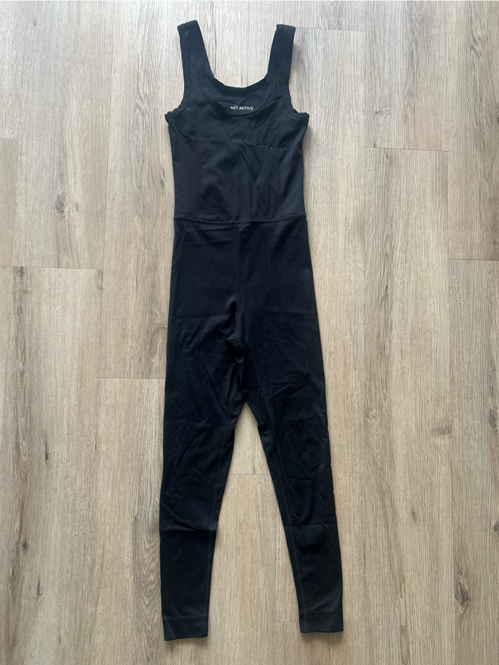 SET Active Black Sleeveless Jumpsuit